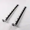 Tablero ranurado con 5 cuentas y 7 cuentas, Gancho ovalado grande, Gancho para estante de tienda de ropa, Tablero universal para supermercado, Colgador de pared electroplateado