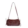 Lujo ligero moda callejera gran capacidad elegante lunares 2026 portátil de mano axila hombro cuadrado pequeño bolso para mujer