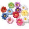 Flor Artificial Cabeza de Flor Margarita Decoración Guardería Girasol Flor Falsa Material de Bricolaje Flor Artificial Realista de Alta Gama