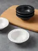 Pequeno prato de cerâmica em formato de chapéu de palha para uso doméstico, prato para vinagre, prato para temperos, prato para molho de hot pot estilo comercial, prato para petiscos