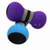 Pelota de masaje EVA para moler, pelota de juguete de espuma, juguete negro, Pelota EVA, perforación a 60 grados, Pelota EVA, pelota de maní EVA