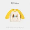 Suéter Festivo Rojo para Niños de Dudu, Ropa de Punto de Invierno para Niños, Suéter Festivo de Año Nuevo para Niñas, Ropa Infantil