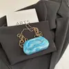 2026 Nuevo Bolso de Hombro Cruzado Retro de Nicho Moda Estilo Europeo y Americano Bolso de Mano de Moda Bolso de Noche Bolso de Acrílico