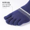 Calcetines de algodón puro de cinco dedos para hombre de media pantorrilla calcetines de cinco dedos calcetines de algodón de Xinjiang calcetines deportivos para las cuatro estaciones calcetines de algodón peinado de cinco dedos