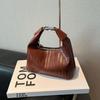 Bolso de Hombro Único Bolso Cruzado Bolso de Mano para Mujer Bolso Versátil para Debajo del Brazo Bolso Simple Retro para Viajes de Negocios Comercio Exterior Transfronterizo