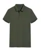 2025 Nueva Camiseta de Manga Corta para Hombre Verano Nueva Transpirable y Amigable con la Piel Juvenil Camisa Polo de Negocios Estilo Caliente de Exportación