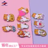 Fábrica Long Zhiyu Produce Broches Creativos de Acrílico Transparente, Insignias de Accesorios de Tigre de Dibujos Animados Lindos Estilo Japonés Personalizados