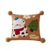 Cojín Decorativo de Perro de Dibujos Animados para Sofá de Sala de Estar con Relleno, Regalo Decorativo, Lindo Cojín para Respaldo de Ventana Abuhardillada con Acabado de Alta Gama