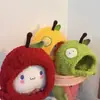 (Sombrero de Manzana Terminado) Gorro de Punto Rojo Lindo de Manzana para Bebé Otoño e Invierno Protección para Orejas Gorro Cálido para Niños