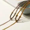 Novo Estilo Elegante Pingente de Buda Pingente de Jade Colar Corda Ágata Trançada Colar com Corda Feito à Mão Corda Trançada de Alta Qualidade