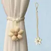 En Stock de Fábrica Transfronterizos Dibujos Animados Flor Crema Ajustables Sin Taladro Creativos Sin Instalación Alzapaños para Cortinas