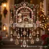 Novo sino de vento transfronteiriço anjo de Natal pingente decoração ornamento pendurado apanhador de sol