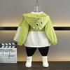 Roupas infantis 2025 bebê primavera e outono novo casaco jaqueta estilo ocidental para meninos casaco roupa de assalto infantil roupa de primavera
