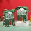 Casa de Panqueca Boneco de Neve Transfronteiriça Colorida Casa Pequena Caixa de Doces Biscoitos Caixa de Embalagem com Laço Caixa Colorida de Presente