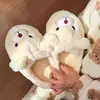 Lindas Pantuflas de Lana y Algodón de Dibujos Animados de Llama para Mujer, Invierno, Talón Cerrado, Con Felpa Adentro, Cálidas, Cómodas, Zapatos de Piel para Casa
