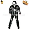 Día de los Fantasmas de Halloween Disfraz de Mono de Calavera Disfraz de Cosplay para Fiesta Traje de Esqueleto Fantasma para Adultos Traje de Performance Escénica