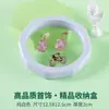 Película PE Caja Transparente para Joyería Exhibidor de Aretes Anillos Collares Caja de Almacenamiento Cuadrada Colgante Negro Blanco Venta al por Mayor