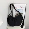 Nueva Moda Casual Estilo Simple Bolsa de Nylon para Mujer Gran Capacidad Versátil Hombro Cruzada Bolso Dumpling Multifuncional Ligero