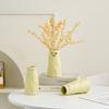 Vaso de Cerâmica Engraçado de Desenho Animado Shumen Design de Nicho Ornamentos para Arranjo de Flores da Sala de Estar Pacote de Flores Artificiais Utensílios Hidropônicos