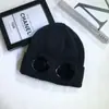 Gafas de Sol de Piloto Gorro de Punto Forrado de Lana Otoño e Invierno Resistente al Frío Cálido Gorro de Lana Unisex Gafas de Moda Gorro