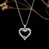 Nuevo estilo ins collar de plata joyería mujeres no se decolora simple alto sentido titanio acero collar mujeres fabricantes venta al por mayor