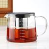 Tetera de Vidrio Personalizada Tetera Doméstica Tetera Individual Resistente a Altas Temperaturas Filtro de Té Juego de Té Hervidor de Agua Cocción Tetera Pequeña