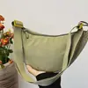 Bolsa Transversal Feminina Estilo Coreano para o Dia a Dia, Tecido de Nylon, Casual, Viagem, Bolsa de Bolinho, Estudante, Simples, Moda, Bolsa de Ombro, Bolsa de Tecido