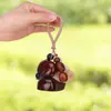 Sino de Vento Natural de Casca de Fruta Decoração Pendente Criativa Bolsa Carro Chaveiro de Sino de Vento Acessório Presente de Aniversário para Casal Pequeno Pingente
