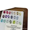 Wuzhou K9 Super Brilhante 8X12 Pedra de Strass em Formato de Ovo de Pombo 1:1 Réplica de Acessórios para Nail Art Huazi Pontiagudos de Fundo Decorativo DIY