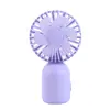 2026 Ventilador de Mão Criativo Recarregável por USB Ventilador Pequeno Simples Ventilador Portátil Presente para Estudante Mini Ventilador Elétrico