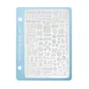 Placa de Transferencia para Uñas Estampado Encaje Estampado Leopardo Cuadros Corazón Lujo Estilo Chino Patrón Plantilla Herramienta de Sello para Uñas
