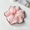 Goma de pelo vintage bordada en plata para primavera y otoño, versátil para coletas altas y bajas, moño, accesorio para el pelo de estilo fresco, modelo nuevo