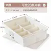 Caja de almacenamiento para ropa interior, organizador de calcetines y ropa interior, caja de almacenamiento compartimentada tipo cajón de gran capacidad, esencial para el hogar y el dormitorio