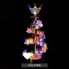 Portavasos Luminoso Personalidad Creativa Bar KTV Estante para Vino Estante para Cócteles en Forma de Corazón Portavasos de Bala Luminoso LED