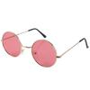 Nuevas Gafas de Sol de Metal con Montura Redonda de Moda Transfronteriza, Lentes Oceánicas Coloridas de Tendencia, Gafas de Sol Universales para Hombre y Mujer 1177