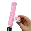 Muñequeras ZARSIA rosas, suaves y absorbentes para raquetas, mangos de caña de pescar y otras aplicaciones; Muñequeras antideslizantes y absorbentes de sudor