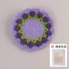 Posavasos de Rosa Tejidos a Crochet Terminados a Mano, Posavasos de Té Tejidos, Almohadillas Aislantes de Calor de Flor Tejida, Regalos de Estilo Pastoral para Novias