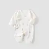 Macacão Bebê Classe A Algodão Puro Quatro Estações 0-3 Recém-nascido Roupas de Monge Roupas para Recém-nascido Primavera Outono