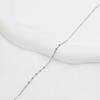 Cadena de Acero Inoxidable 18K con Punto Horno Oro Real Cadena Cruzada Cadena para Labio Cadena Caja Collar 45cm Cierre de Langosta