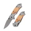 Mango de Madera Camping Exterior Cuchillo Plegable Cuchillo Elegante Cuchillo Plegable Pequeño Multifuncional Alta Dureza Portátil Cuchillo Especial Suizo