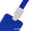 Cordão Retrátil para Crachás de Identificação, Corda Plástica de Puxar Fácil, Alça para Crachá de Trabalho, Crachá de Fábrica, Cordão para Crachá de Identificação de Trabalho