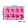 Desenho animado Dubi 8 expressões diferentes Gato diy doce doce molde de silicone molde de pirulito (não bom)