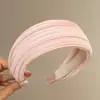 Diadema de corona alta para mujer, nuevo modelo 2026, diadema antideslizante para lavarse la cara, de ala ancha con dientes, pinza para el pelo, accesorio de pelo simple