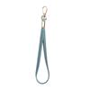 Lanyard para Teléfono con Patrón de Lichi Llavero de Metal Memoria USB Correa de Muñeca Correa Corta de Mano de Cuero PU Funda de Cuero Accesorios para Teléfono