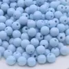 Cuentas Redondas de Color Sólido Fantasía Acrílicas Cuentas Sueltas Hechas a Mano DIY Pulsera Collar Accesorios de Joyería Materiales
