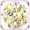 Parche de Accesorios de Resina de Dibujos Animados para Bricolaje, Pegamento en Crema, Paquete de Materiales para Fundas de Teléfono Móvil y Joyería, Pato de Goma Mixto, Pinza para el Cabello Infantil
