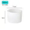 Tazas de Vidrio para Velas Multiespecificación, Tazas para Velas de Aromaterapia, Tazas Vacías, Tazas Portavelas de Fragancia para Hotel, Frascos Vacíos de Vidrio Impresos y con Spray de Color