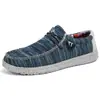 Mocassins Masculinos Estilo da Marca com Palmilhas de Cortiça, Venda Quente Transfronteiriça Tênis Casuais Slip-On de Malha Fly-Knit Mocassins Masculinos