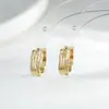 2026 Novos Brincos Dupla Camada da Moda Simples Estilo Japonês e Coreano para Mulheres, Versáteis para o Dia a Dia, Acessórios de Orelha Minimalistas e Elegantes