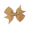 Pinza para el cabello de lazo de color sólido de Amazon transfronterizo, clip lateral para bebé, diadema para bebé de cola de milano para niños, venta al por mayor